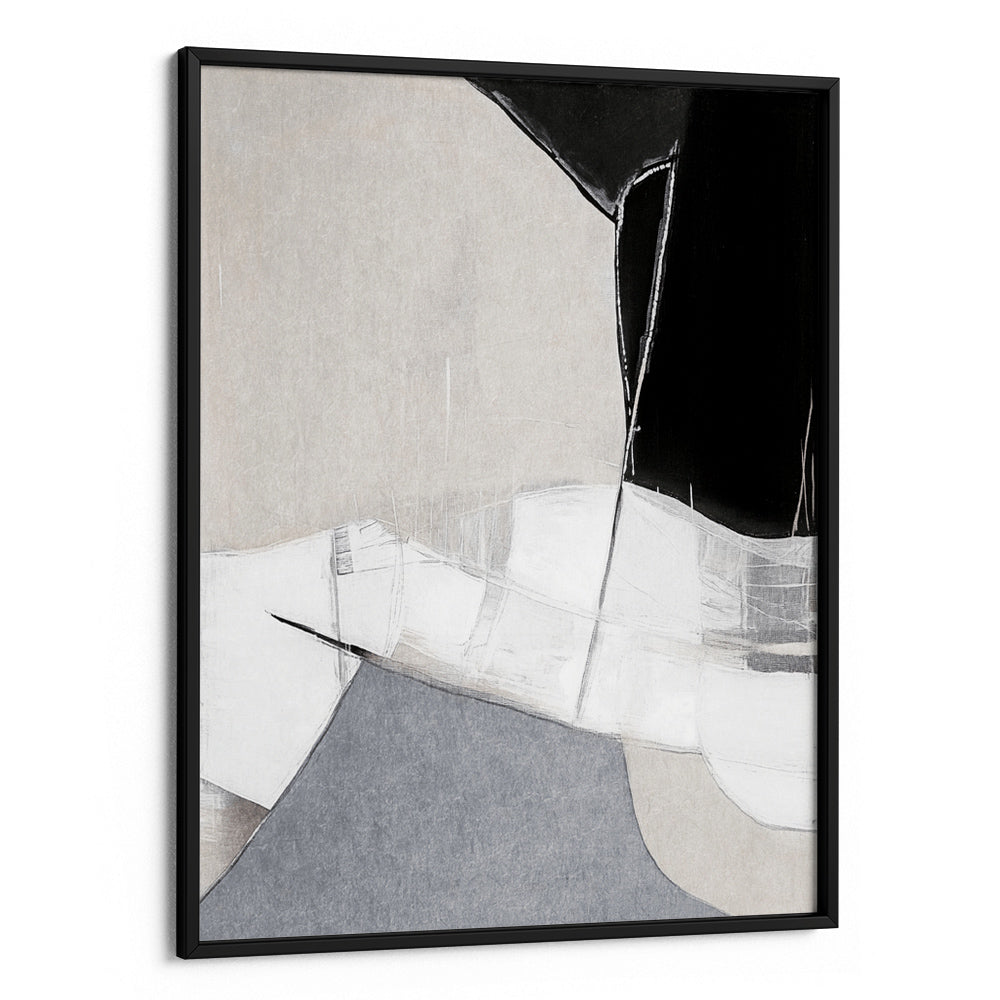 Monochrome Motion – Black and White Abstract Art Print (Vertical) - XS / Matte Paper / Rolled Art - Nook At You