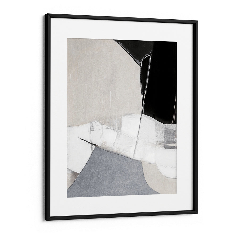 Monochrome Motion – Black and White Abstract Art Print (Vertical) - XS / Matte Paper / Rolled Art - Nook At You