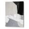 Monochrome Motion – Black and White Abstract Art Print (Vertical)