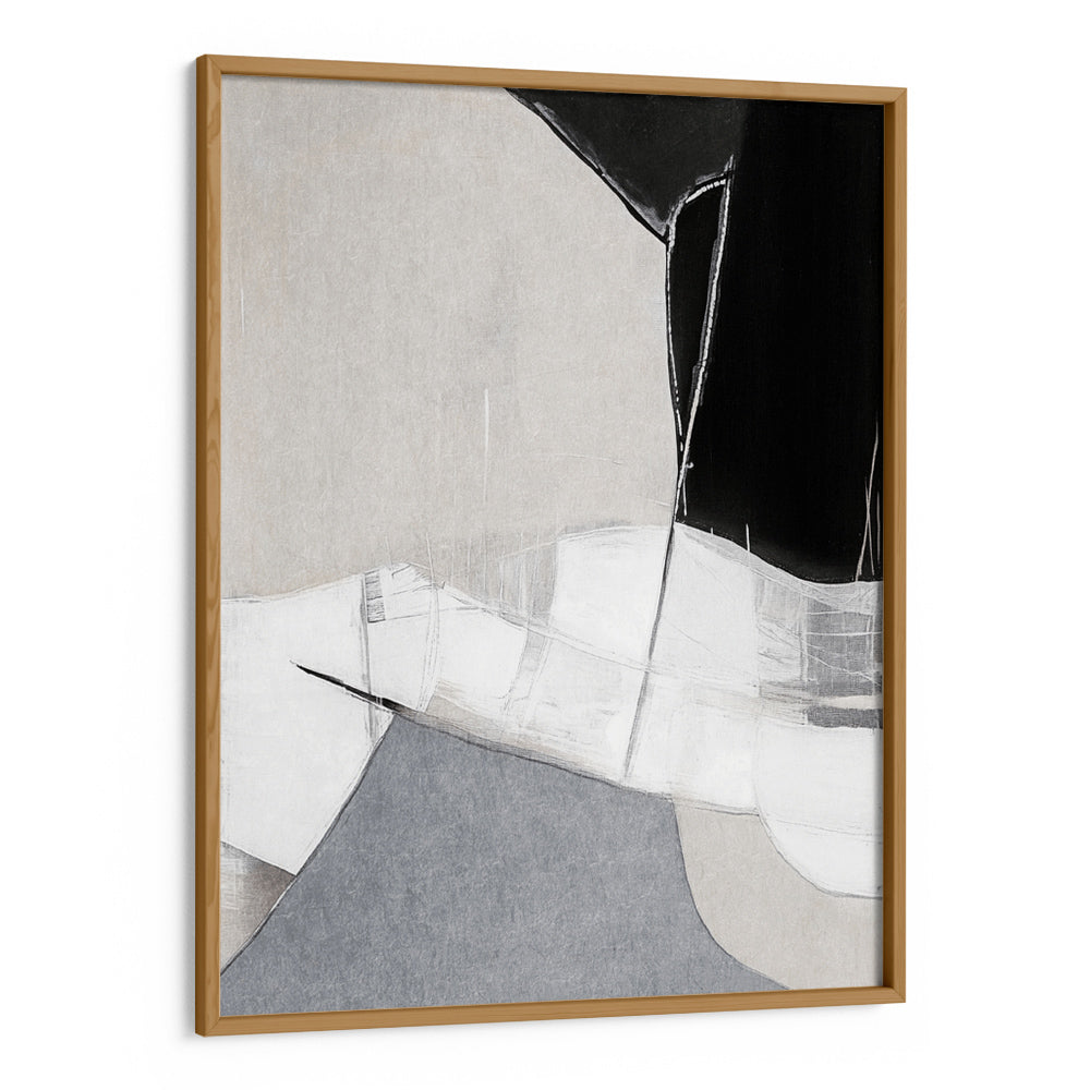 Monochrome Motion – Black and White Abstract Art Print (Vertical) - XS / Matte Paper / Rolled Art - Nook At You