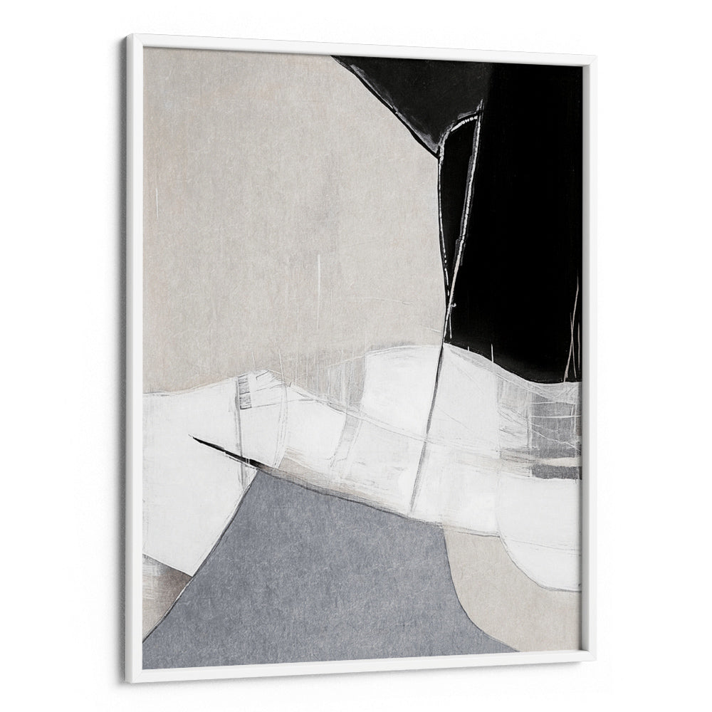 Monochrome Motion – Black and White Abstract Art Print (Vertical) - XS / Matte Paper / Rolled Art - Nook At You