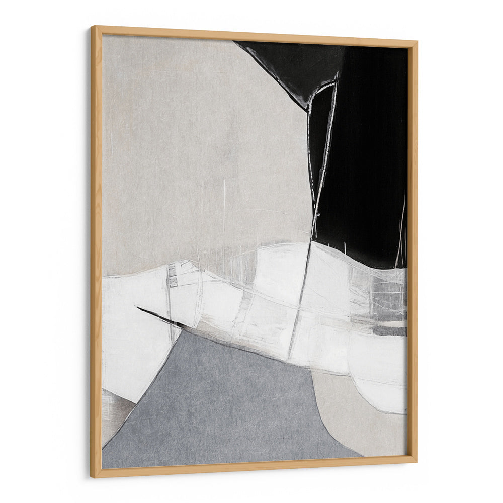 Monochrome Motion – Black and White Abstract Art Print (Vertical) - XS / Matte Paper / Rolled Art - Nook At You