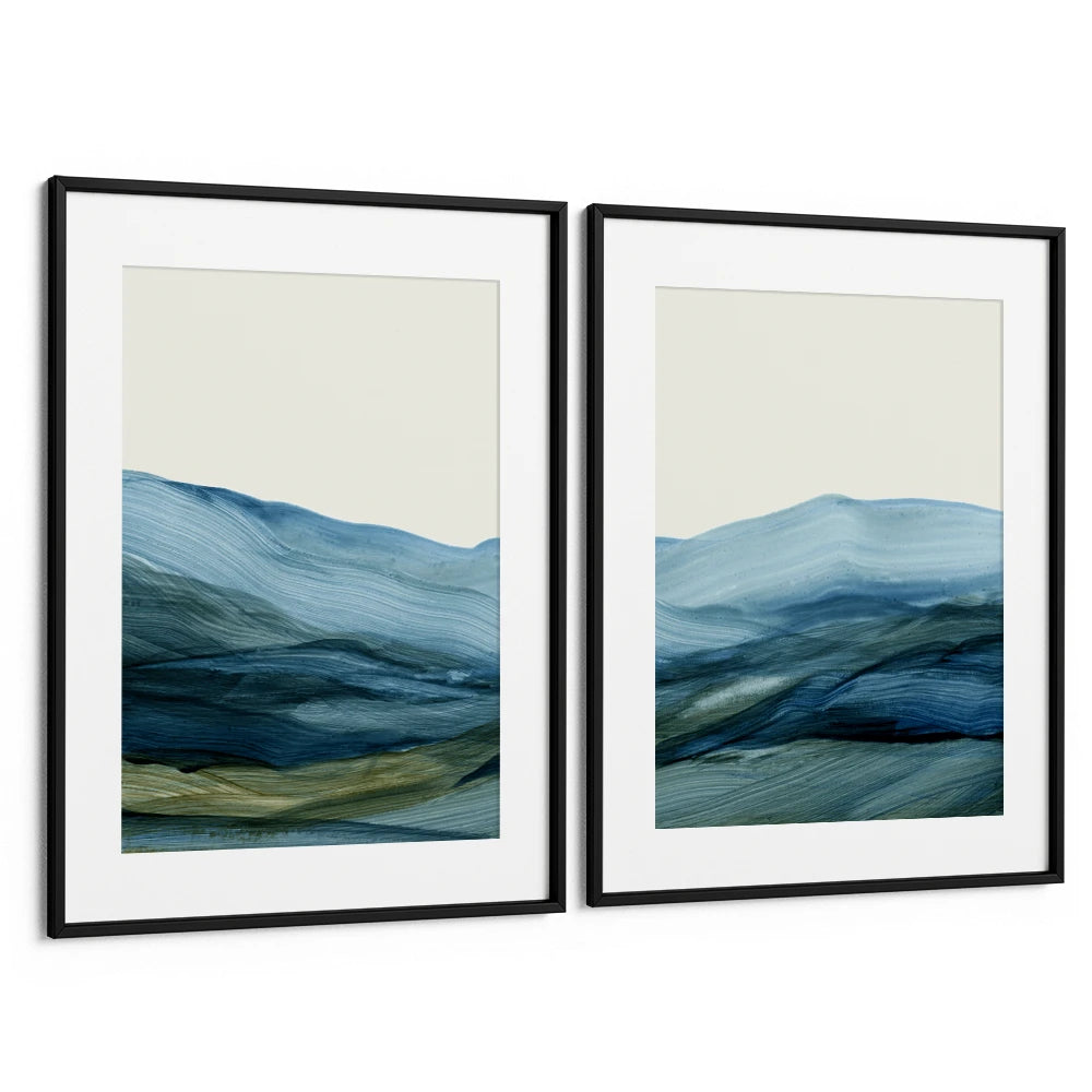 Ebb & Flow Set of 2 - XS / Matte Paper / Rolled Art - Nook At You