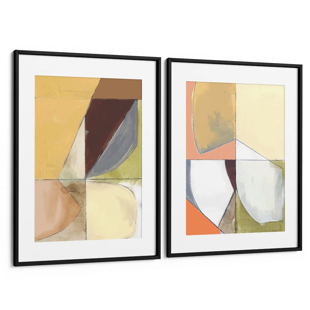 Layers in Balance Set of 2 - XS / Matte Paper / Rolled Art - Nook At You