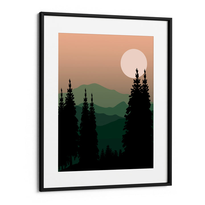 Pine Forest Landscape Art