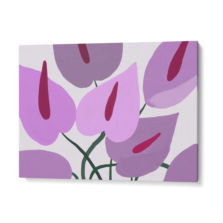 Reading in Purple Gallery Wall Set of 4