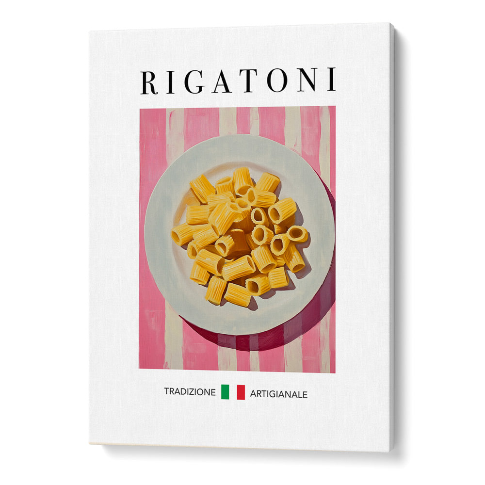 Italian Rigatoni Pasta Canvas Wall Art | Kitchen & Dining Area Decor ...