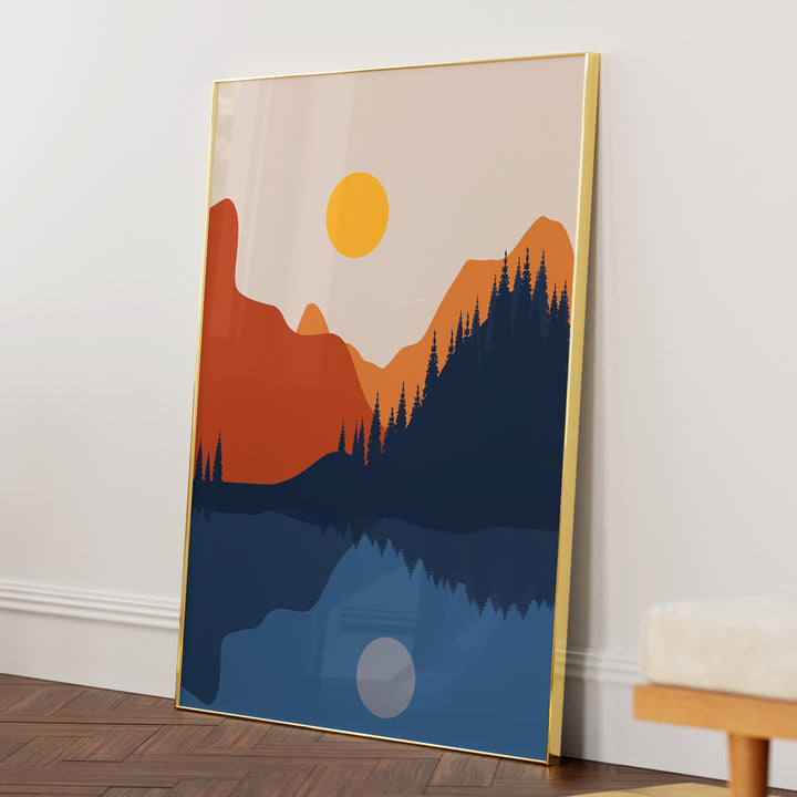 Sapphire Vista Art Landscape Painting