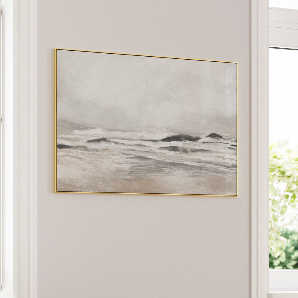 September Coast Canvas Paintings - XS / Matte Paper / Rolled Art - Nook At You