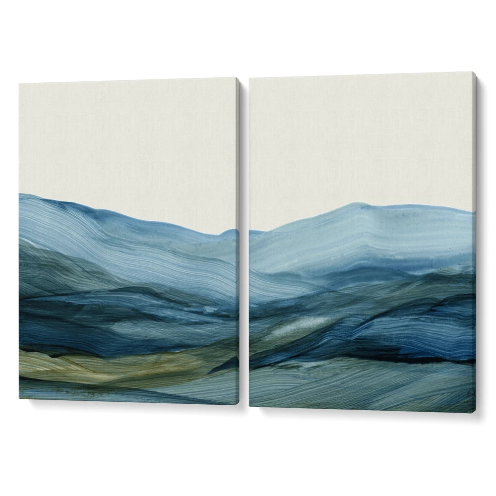 Ebb & Flow Set of 2 - XS / Matte Paper / Rolled Art - Nook At You