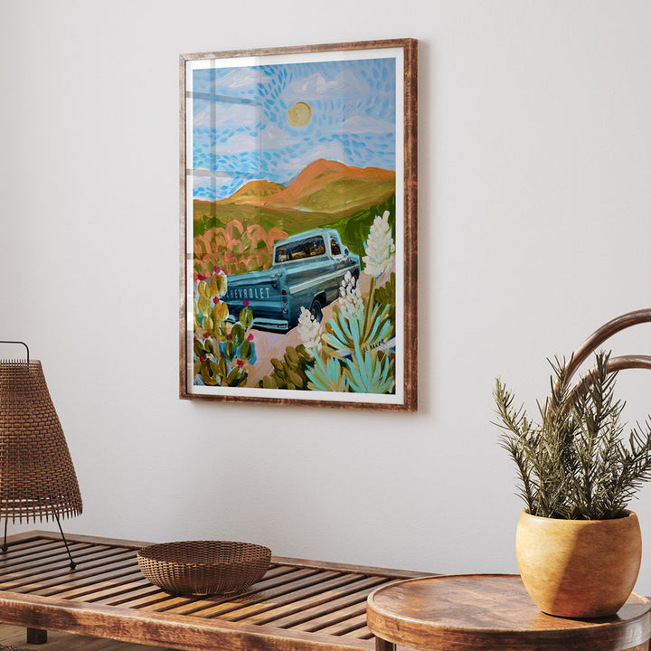 The Drive Back Nature Canvas Paintings