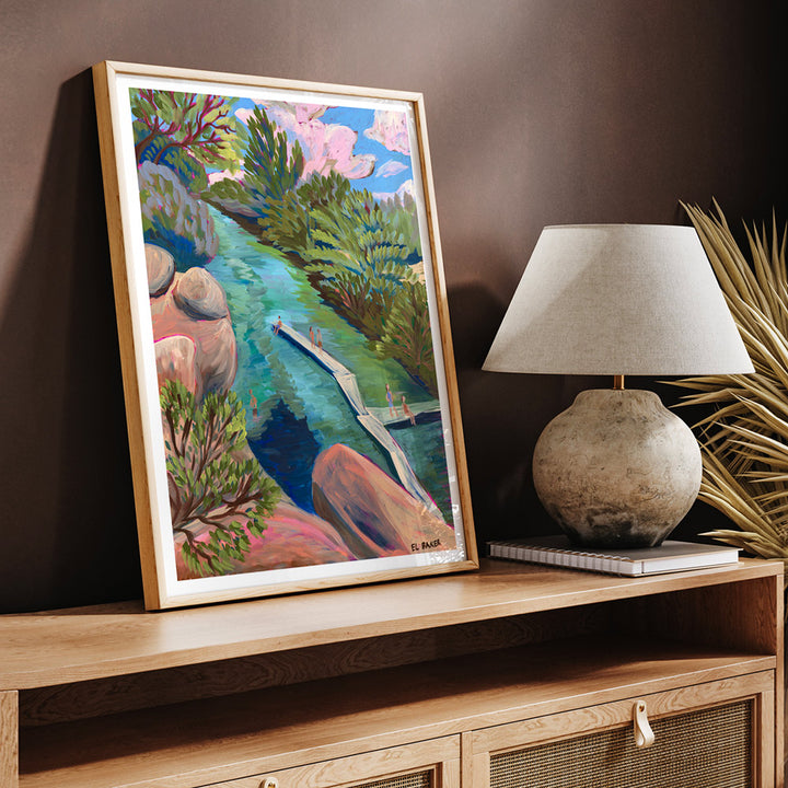 The Watering Hole Landscape Wall Art Painting Scenery Painting