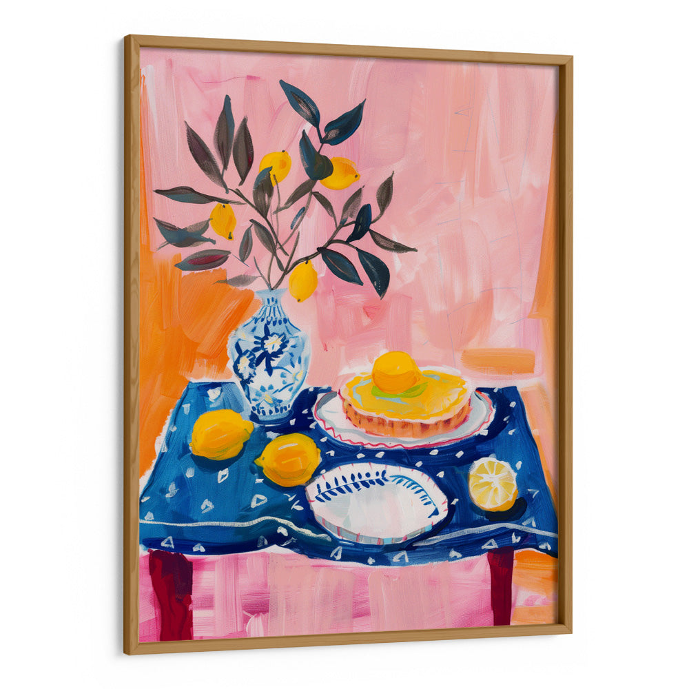 Fruit & Form Pink Canvas Painting - XS / Matte Paper / Rolled Art - Nook At You