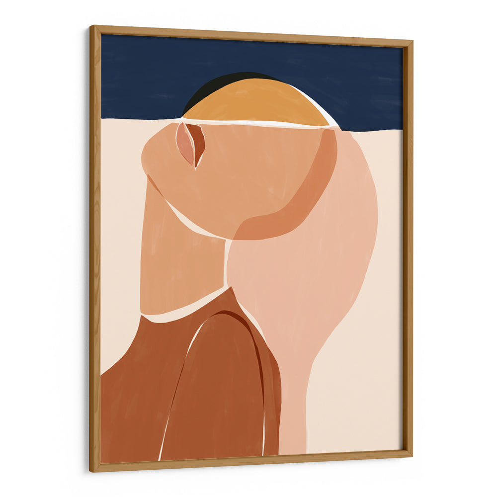 Half Face Half Sun Canvas Painting - XS / Matte Paper / Rolled Art - Nook At You