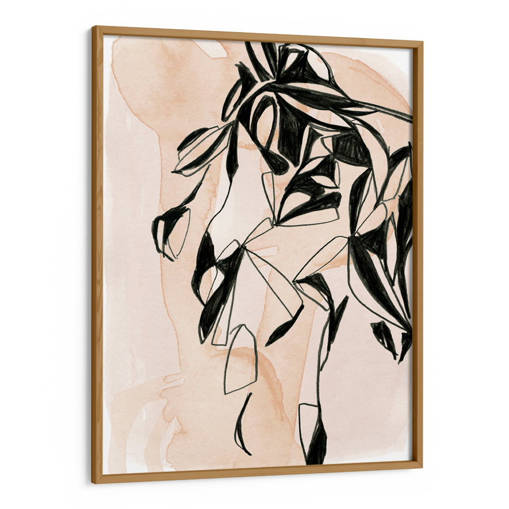 Monochrome Leaves Abstract Wall Art - XS / Matte Paper / Rolled Art - Nook At You