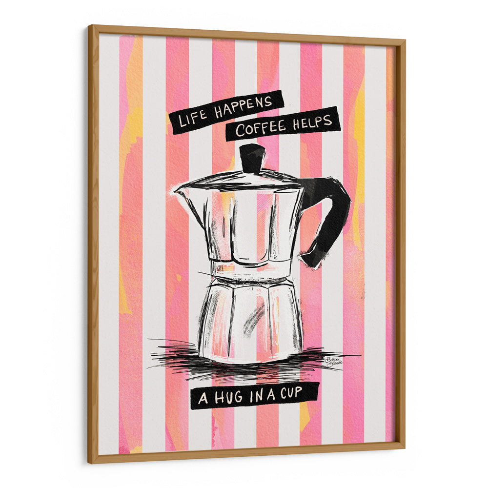 Hug in a Cup Canvas Print - XS / Matte Paper / Rolled Art - Nook At You