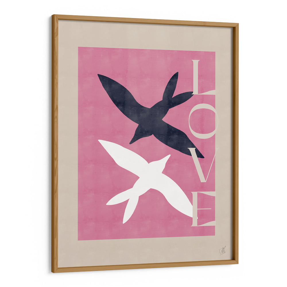Birds in Love Art Print - XS / Matte Paper / Rolled Art - Nook At You