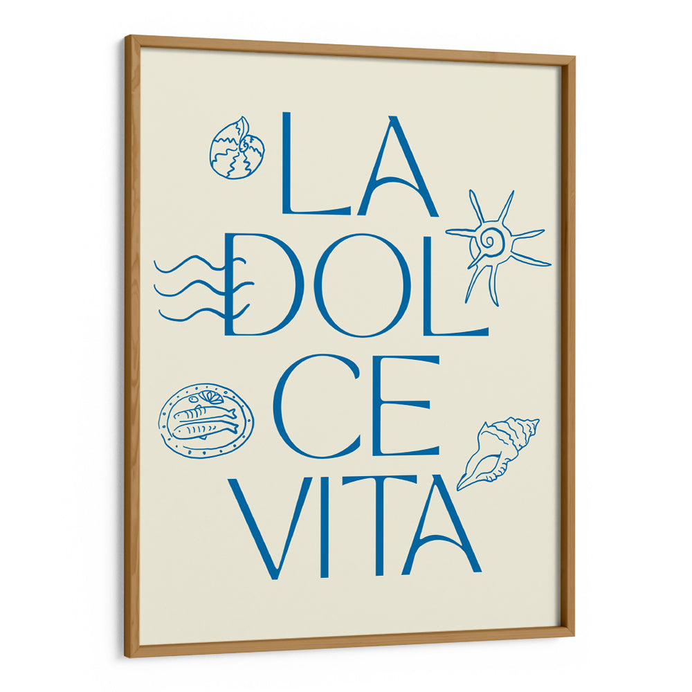 La Dolce Vita Blue Canvas Prints - XS / Matte Paper / Rolled Art - Nook At You