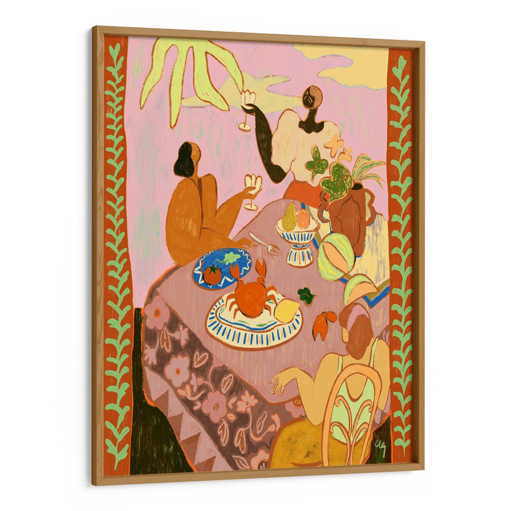 Luncheon with the Ladies Boho Art - XS / Matte Paper / Rolled Art - Nook At You