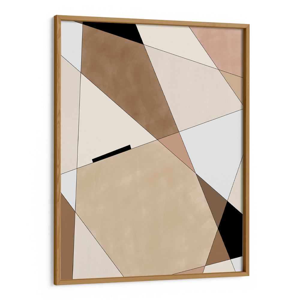Beige Angles – Minimalist Geometric Wall Art Print - XS / Matte Paper / Rolled Art - Nook At You