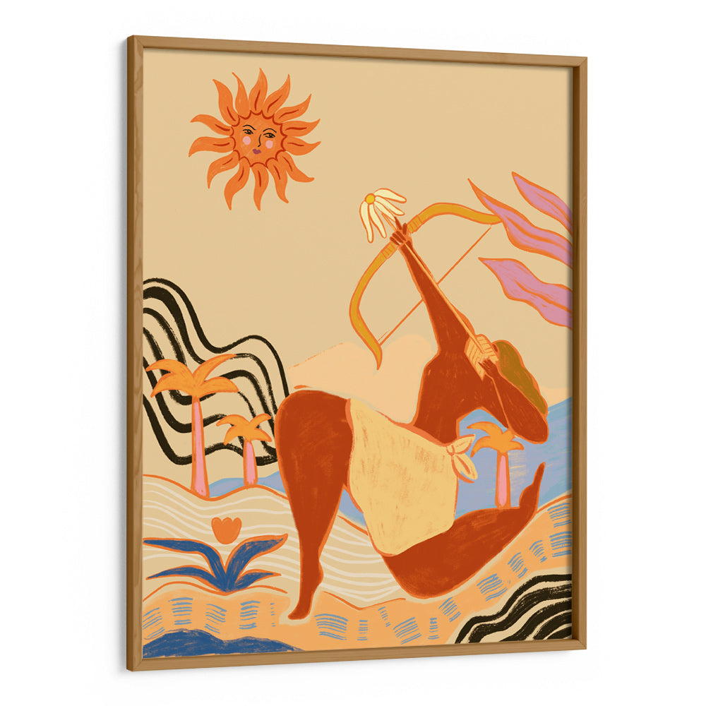 Sunlit Archer_s Dance Canvas Painting - 5XL / Canvas / Rolled Art - Nook At You