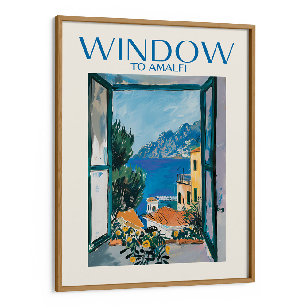 Window to Amalfi Art Print - XS / Matte Paper / Rolled Art - Nook At You
