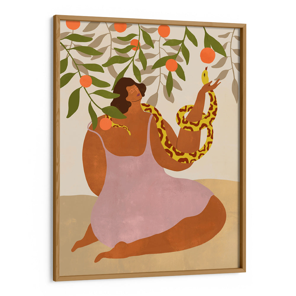Eden's Embrace Arty Guava Art Print - XS / Matte Paper / Rolled Art - Nook At You