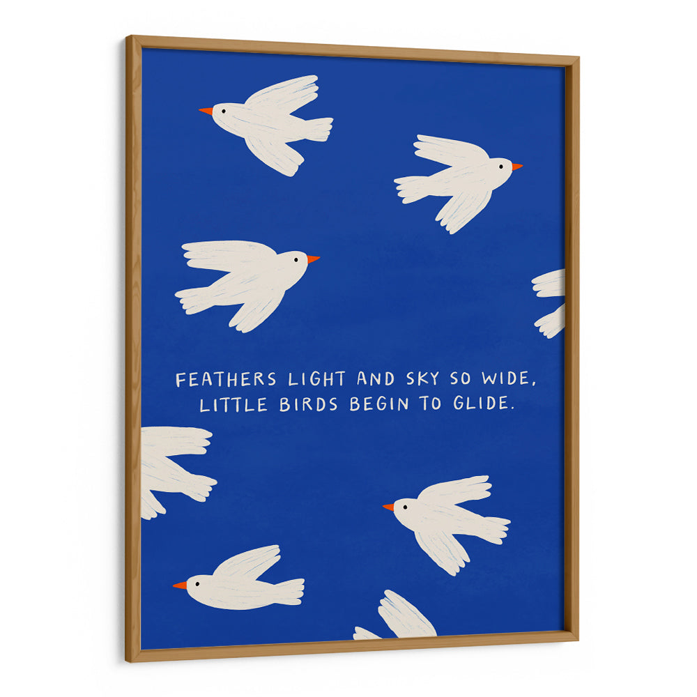 Wings in the Blue Canvas Print - XS / Matte Paper / Rolled Art - Nook At You