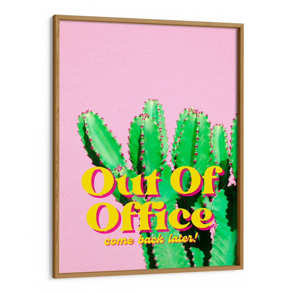Out Of Office Quote Canvas Print - XS / Matte Paper / Rolled Art - Nook At You