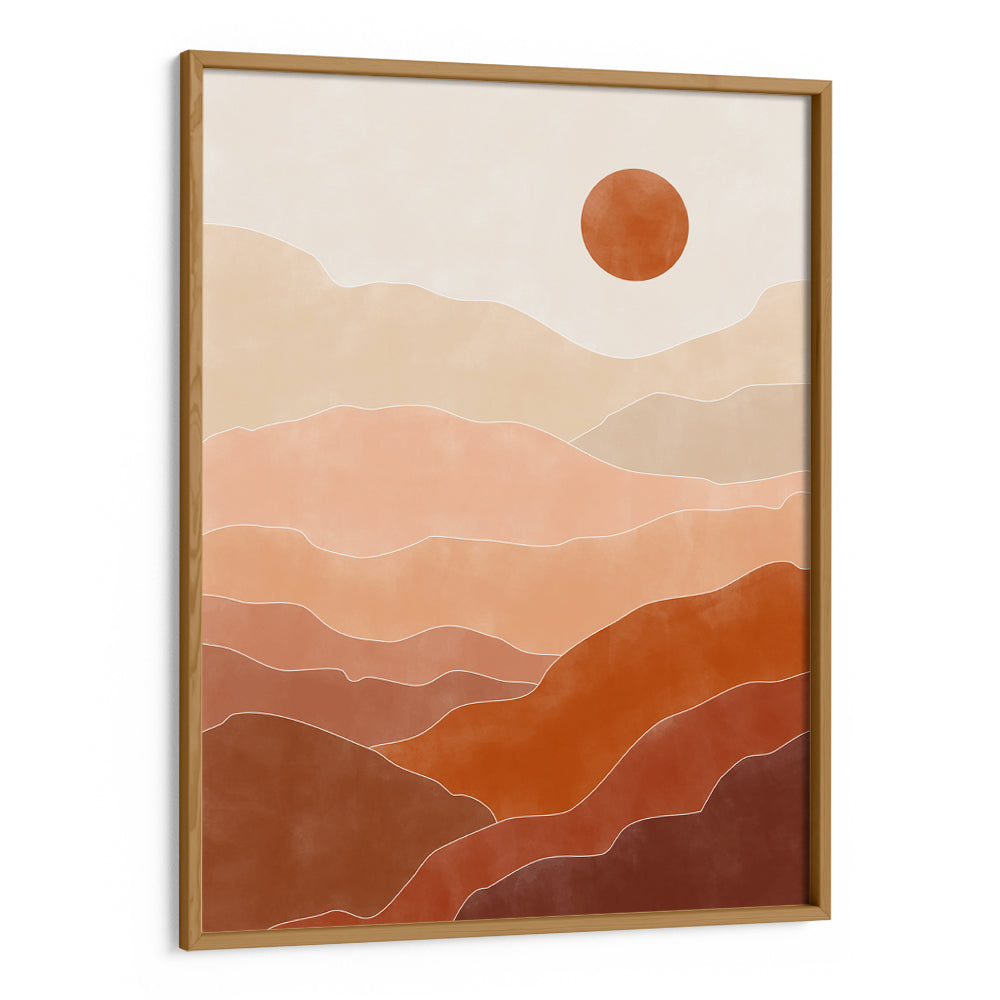 Desert Sun Rise Boho Art Painting - XS / Matte Paper / Rolled Art - Nook At You