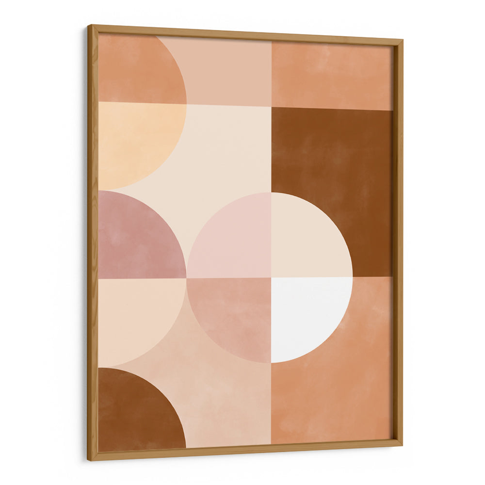 Neutral Grid Geometric Art - XS / Matte Paper / Rolled Art - Nook At You