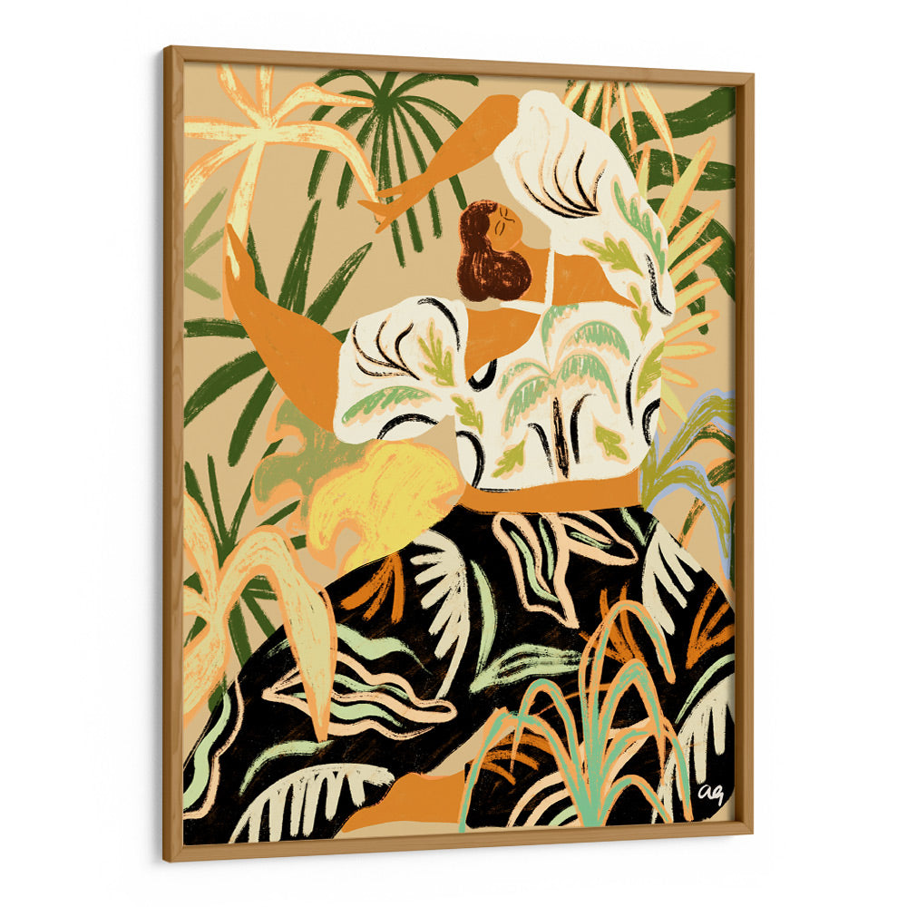 Nature Embrace Boho Artwork - 5XL / Canvas / Rolled Art - Nook At You