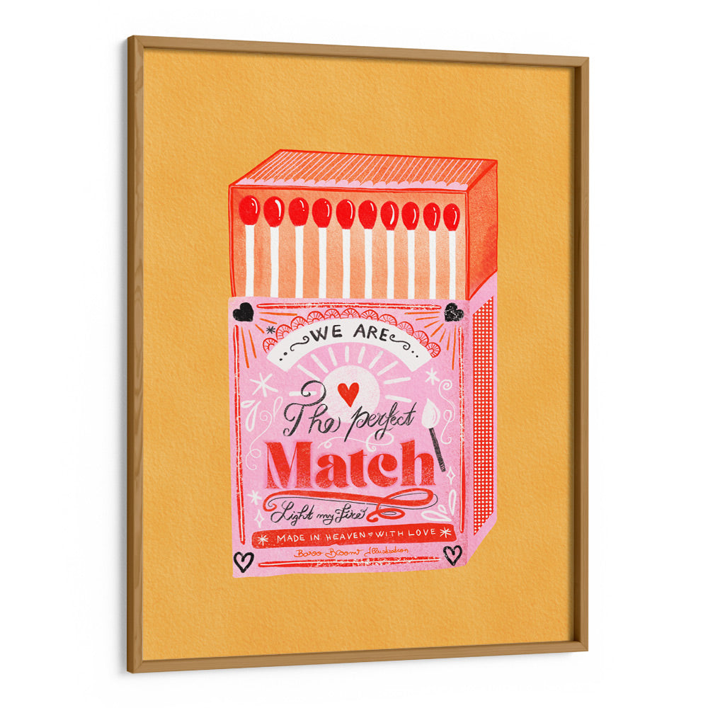 Match Box Wall Art Poster - XS / Matte Paper / Rolled Art - Nook At You