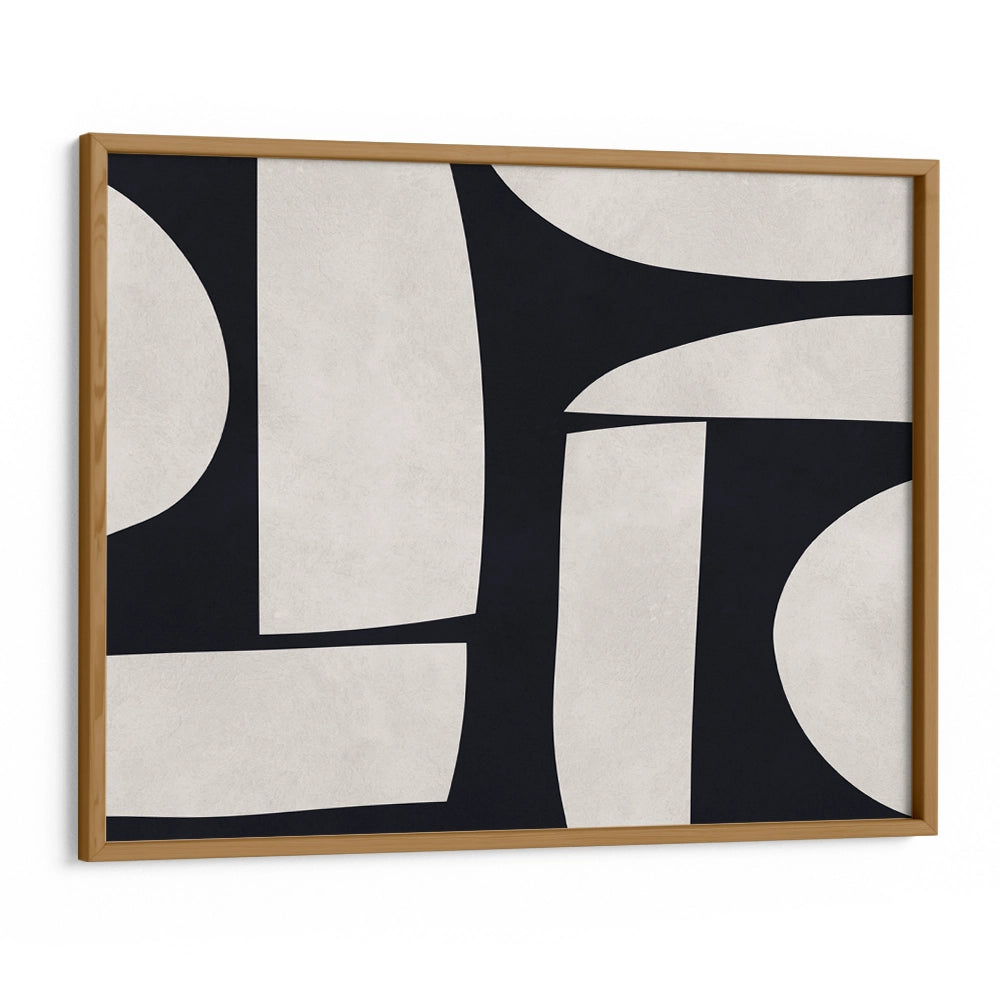 Curved Shapes Abstract Wall Art Poster - XS / Matte Paper / Rolled Art - Nook At You