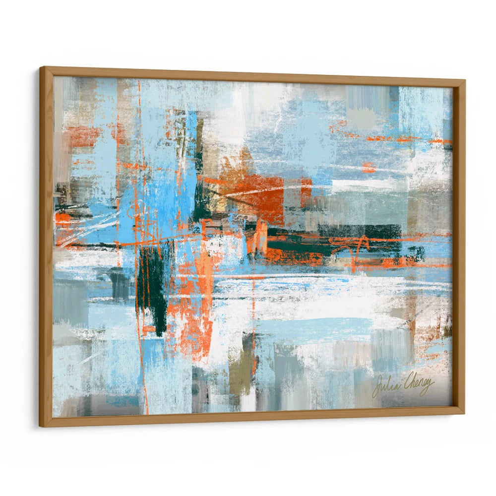 Fragments of Summer Vibrant Abstract Wall Art - XS / Matte Paper / Rolled Art - Nook At You