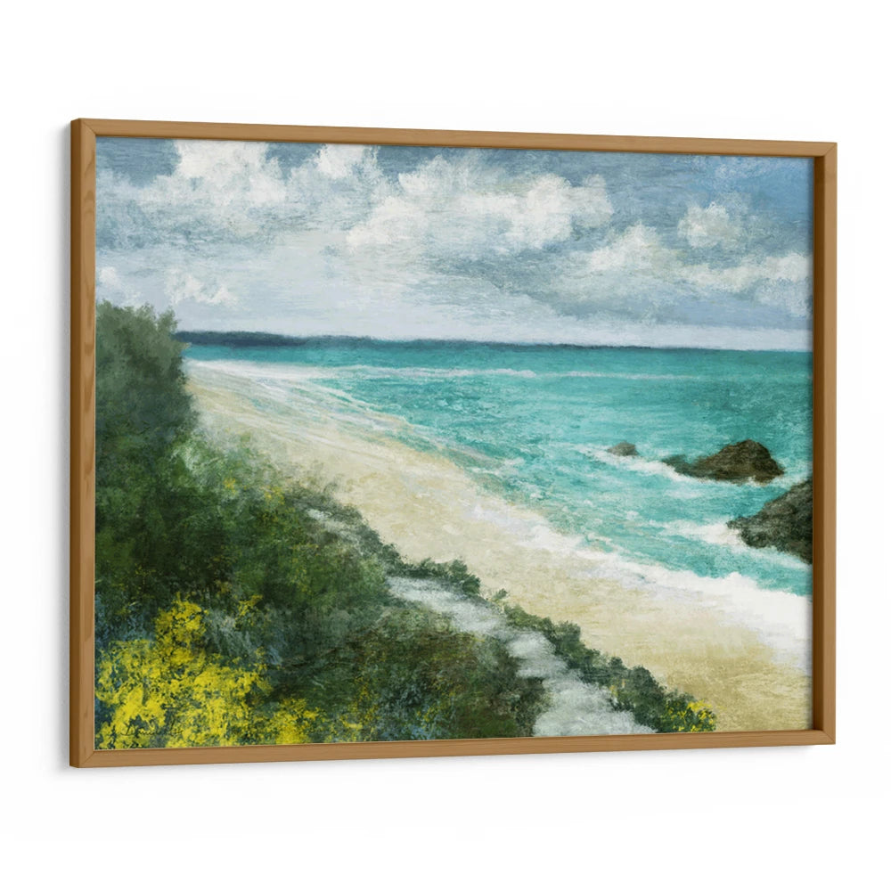 Coastal Walk Landscape Painting - XS / Matte Paper / Rolled Art - Nook At You
