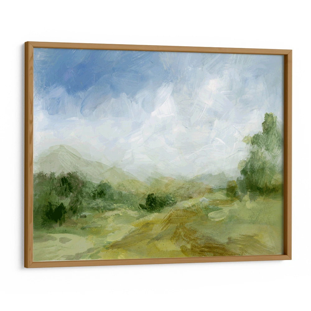 A Serene Countryside Scene Landscape Painting - XS / Matte Paper / Rolled Art - Nook At You