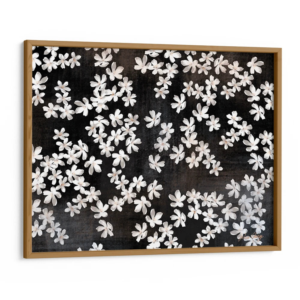 Delicate White Petals Abstract Wall Art Print - XS / Matte Paper / Rolled Art - Nook At You