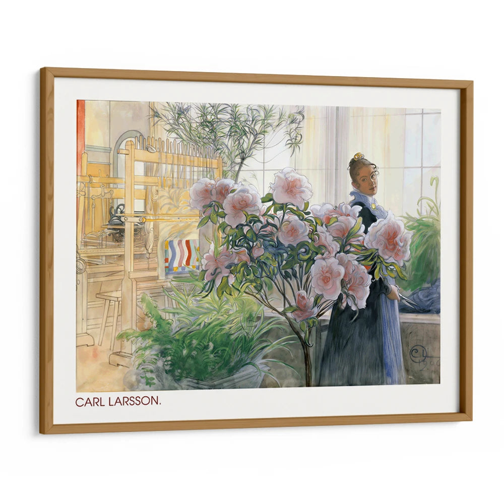 Carl Larsson - Azalea (1906) Exhibition Painting - XS / Matte Paper / Rolled Art - Nook At You