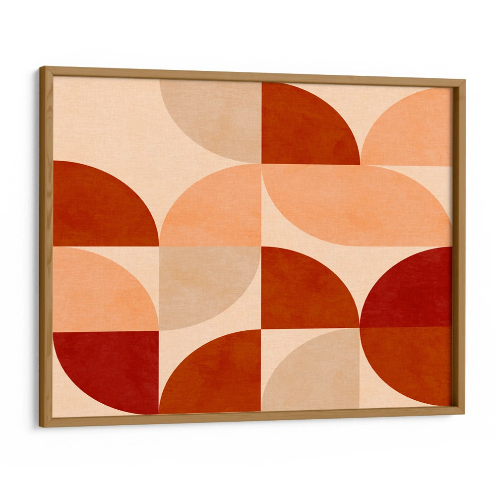Autumn Mid Century Earthy Horizontal Abstract Wall Art - XS / Matte Paper / Rolled Art - Nook At You