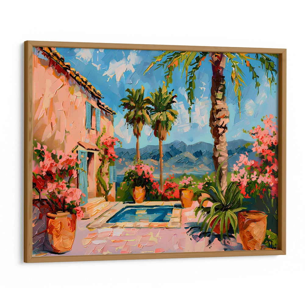 Picturesque Villa Landscape Painting - XS / Matte Paper / Rolled Art - Nook At You
