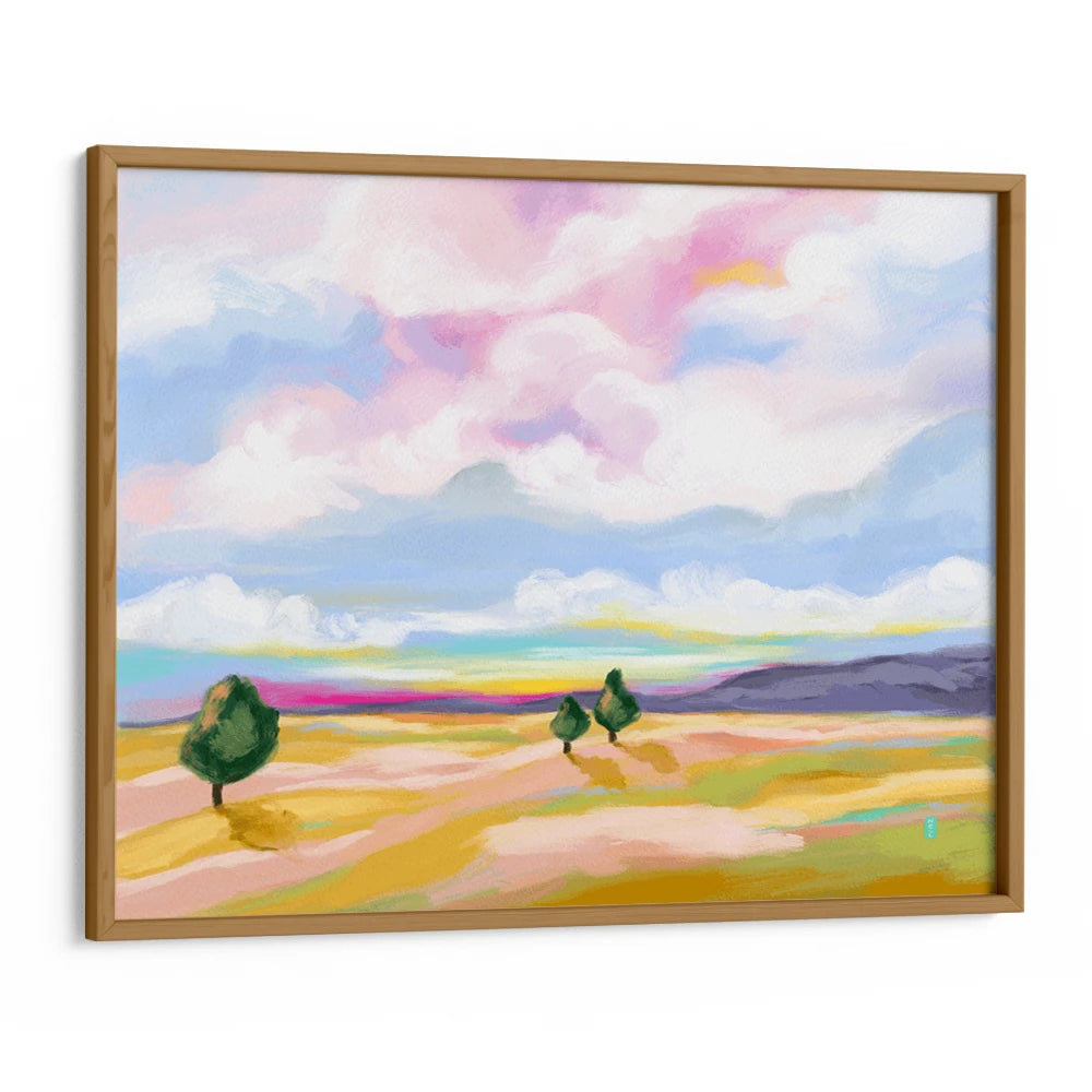 Dreamy Pastel Landscape Wall Art For Living Room - XS / Matte Paper / Rolled Art - Nook At You