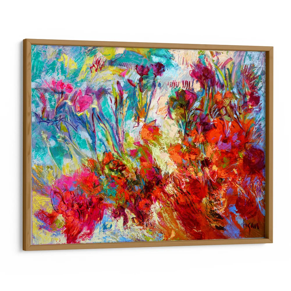 Botanic Radiance Abstract Painting - XS / Matte Paper / Rolled Art - Nook At You