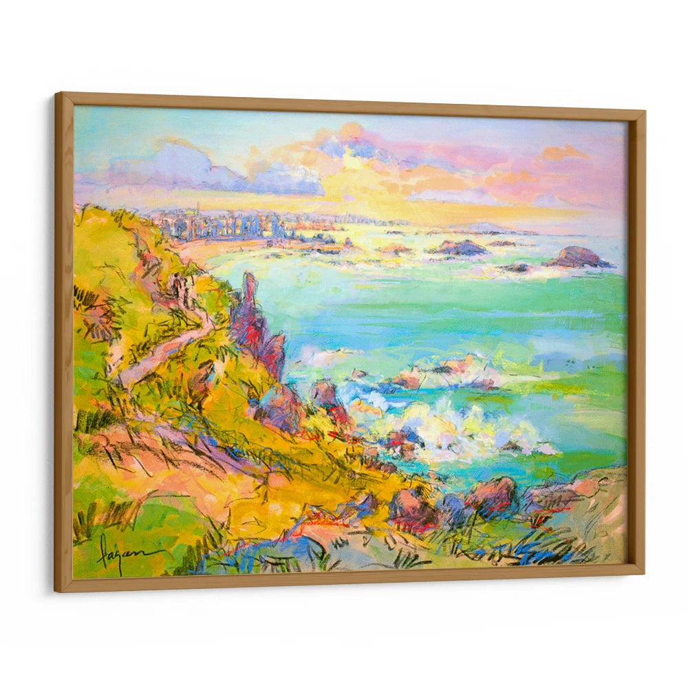 West View Coastal Landscape Print - XS / Matte Paper / Rolled Art - Nook At You