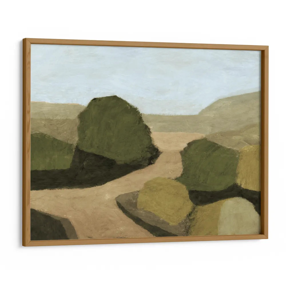 Paysage 1 Abstract Landscape Wall Art - XS / Matte Paper / Rolled Art - Nook At You