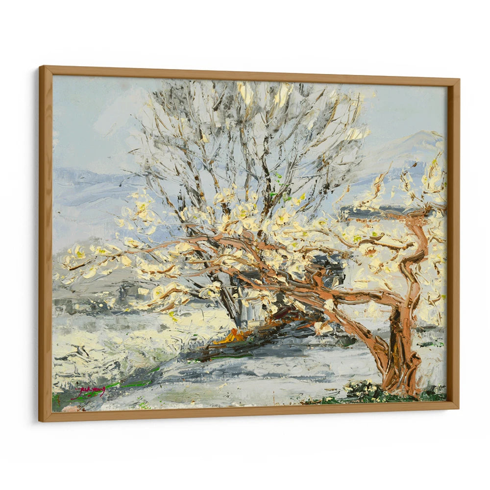 Blossoming Spring Trees Landscape Wall Art Poster - XS / Matte Paper / Rolled Art - Nook At You