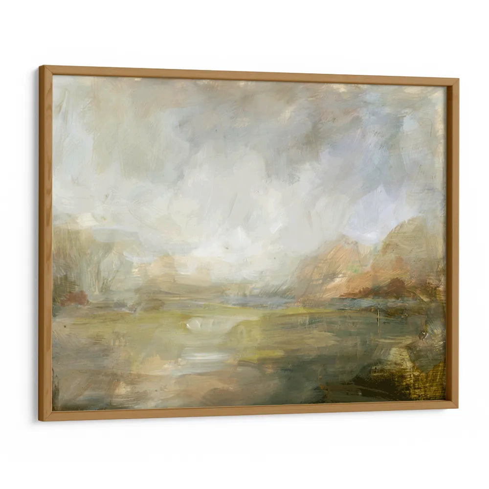 Misty Morning Vista Abstract Wall Art Poster - XS / Matte Paper / Rolled Art - Nook At You