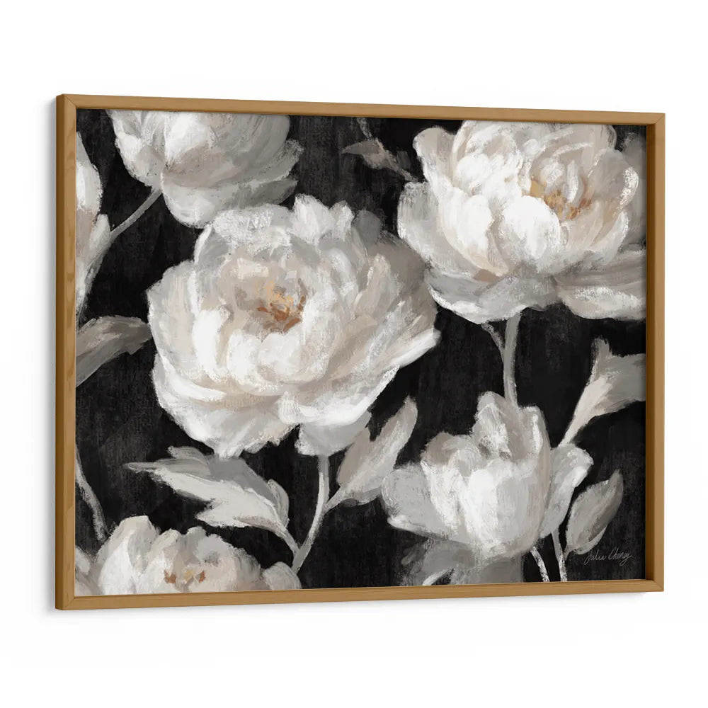 Moonlit Petals Botanical Painting - XS / Matte Paper / Rolled Art - Nook At You