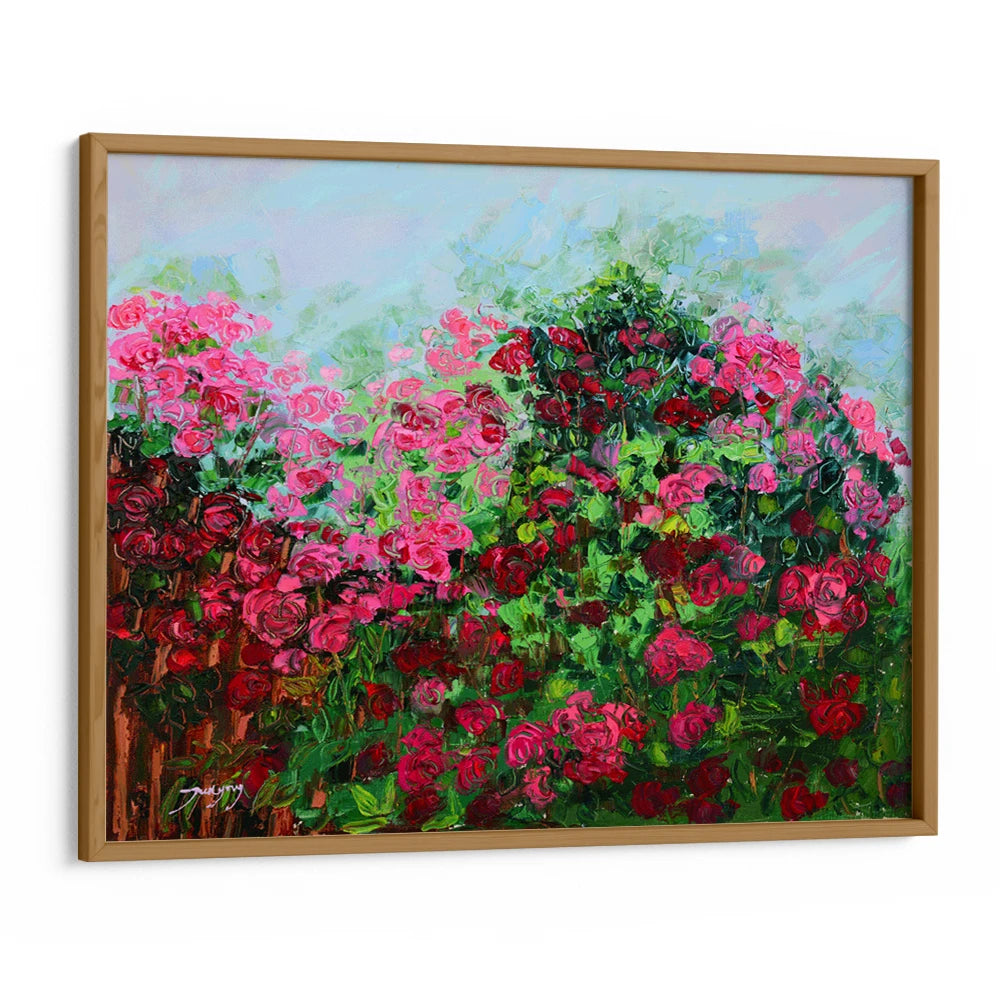 Vibrant Rose Garden Botanical Wall Art Poster - XS / Matte Paper / Rolled Art - Nook At You