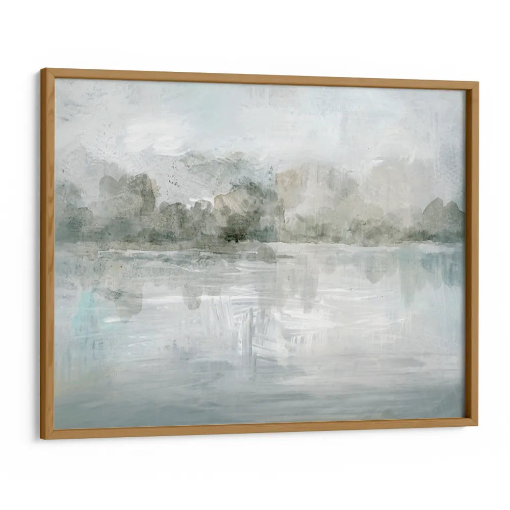 Stillwater Haze Abstract Wall Art Painting - XS / Matte Paper / Rolled Art - Nook At You